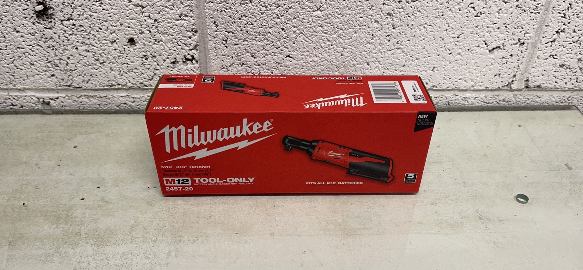 Milwaukee M12 12 Volt Lithium Ion Cordless 3/8 Ratchet (Tool Only)