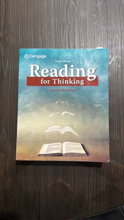 $70–NEW BOOK “NINTH EDITION READING FOR THINKING LARAINE FLEMMING