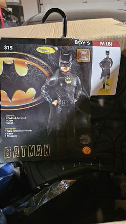 Batman Original Costume Boys Halloween Soze 8-10 M 