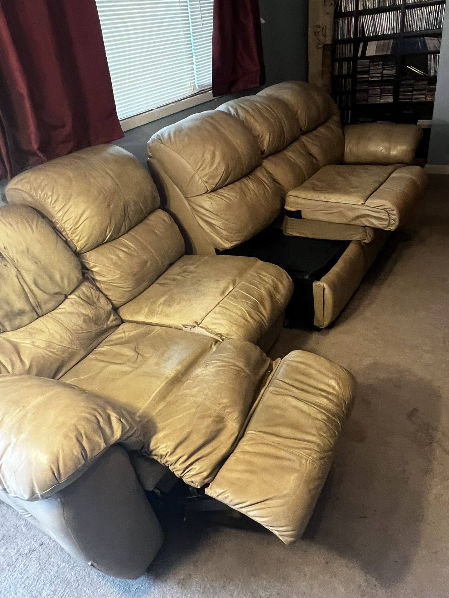 FREE Sofa Bed and two reclining chairs