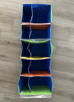 Hanging Closet Organizer with Multiple Compartments Shelves