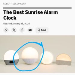 sunrise alarm clock