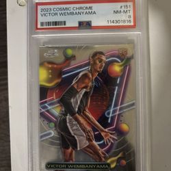 Victor Wembanyama Rookie Card PSA GRADE 8 