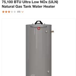 Brand New Rheem 75gal Water Heater