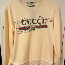 Size LGucci sweatshirt common sense is not that common new arrivals