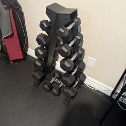 Center Dumbbell Tree And Weights