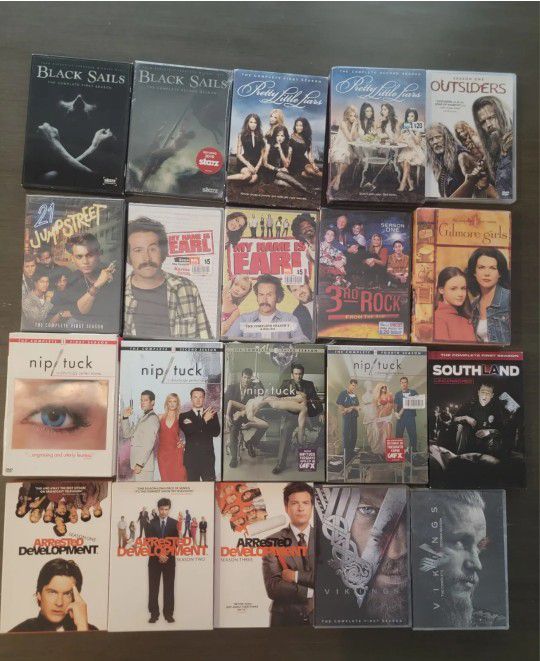 TV Series DVDs 20 Boxes Over 60 DVDs