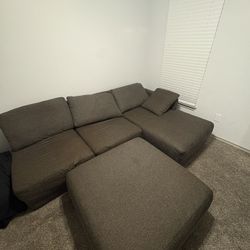 Couch and ottoman