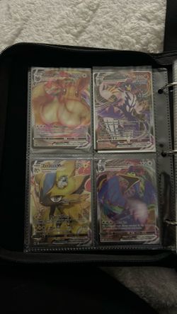 Four Pokémon cards