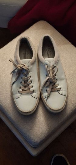 AllSaints White Leather Low-Top Sneakers – EU Size 41