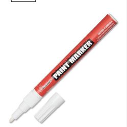 Skilcraft Paint Markers Fine White Line