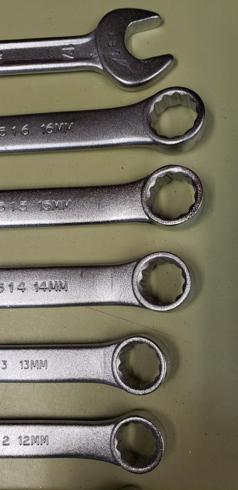 Set Of Husky Metric Wrenches