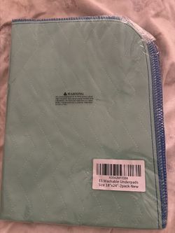 Washable underpads 18 x 24 - Pack Of 2