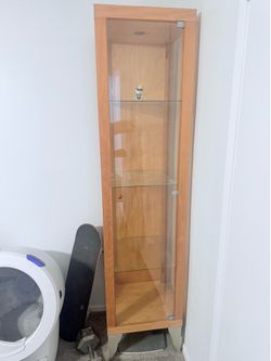 Wood and Glass Display Case