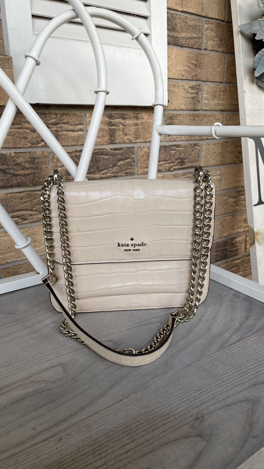 Kate Spade White Crossbody Bag