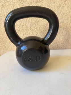 25LB SINGLE cast iron kettlebell