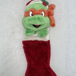 TMNT Vintage 1990 Michelangelo Christmas Stocking