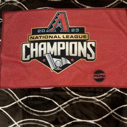 Dbacks Commemorative Towel For Winning The National League Title! 