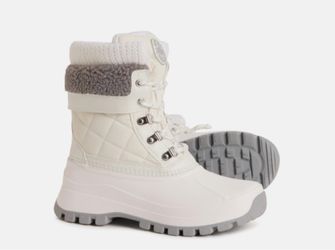 Size 7, Royal Canadian Women's The Fleur Sweater Cuff Snow Boots-Waterproof, Insulated