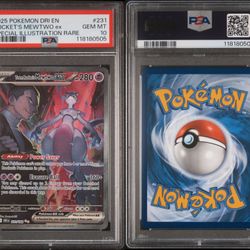 TEAM ROCKET’S MEWTWO 2025 POKEMON DESTINED RIVALS | SIR PSA 10 GEM MINT