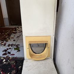 Custom Sliding Glass Door Cat Door