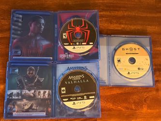 PS5 Game Bundle – Spider-Man, Valhalla, Ghost of Tsushima