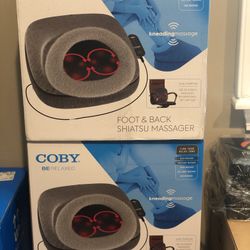 New foot and neck shiatsu massager
