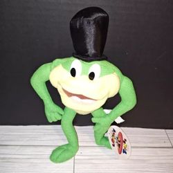 Looney Tunes Cartoon Michigan J Frog 1996 Plush Stuffed Animal By Ace 11" Tall