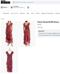 WAYF Floral Tiered Ruffle Dress- NWT- Size S- Brand NEW- Nordstrom Rack Midi Dress/ Long Dress- Lined