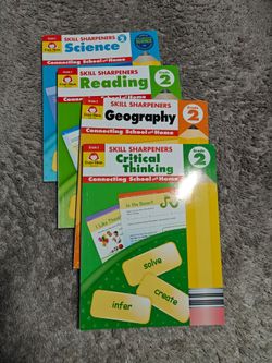 Brand new Evan-Moor Skill Sharpeners (Grade 2)4 books