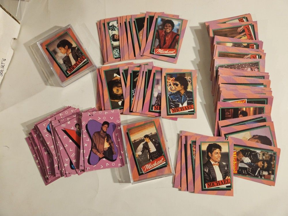 MICHAEL JACKSON TRADING CARDS &STICKERS