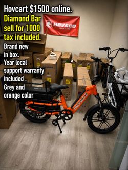 HOVCart save 500+ from online - cargo electric bike Ebike for family