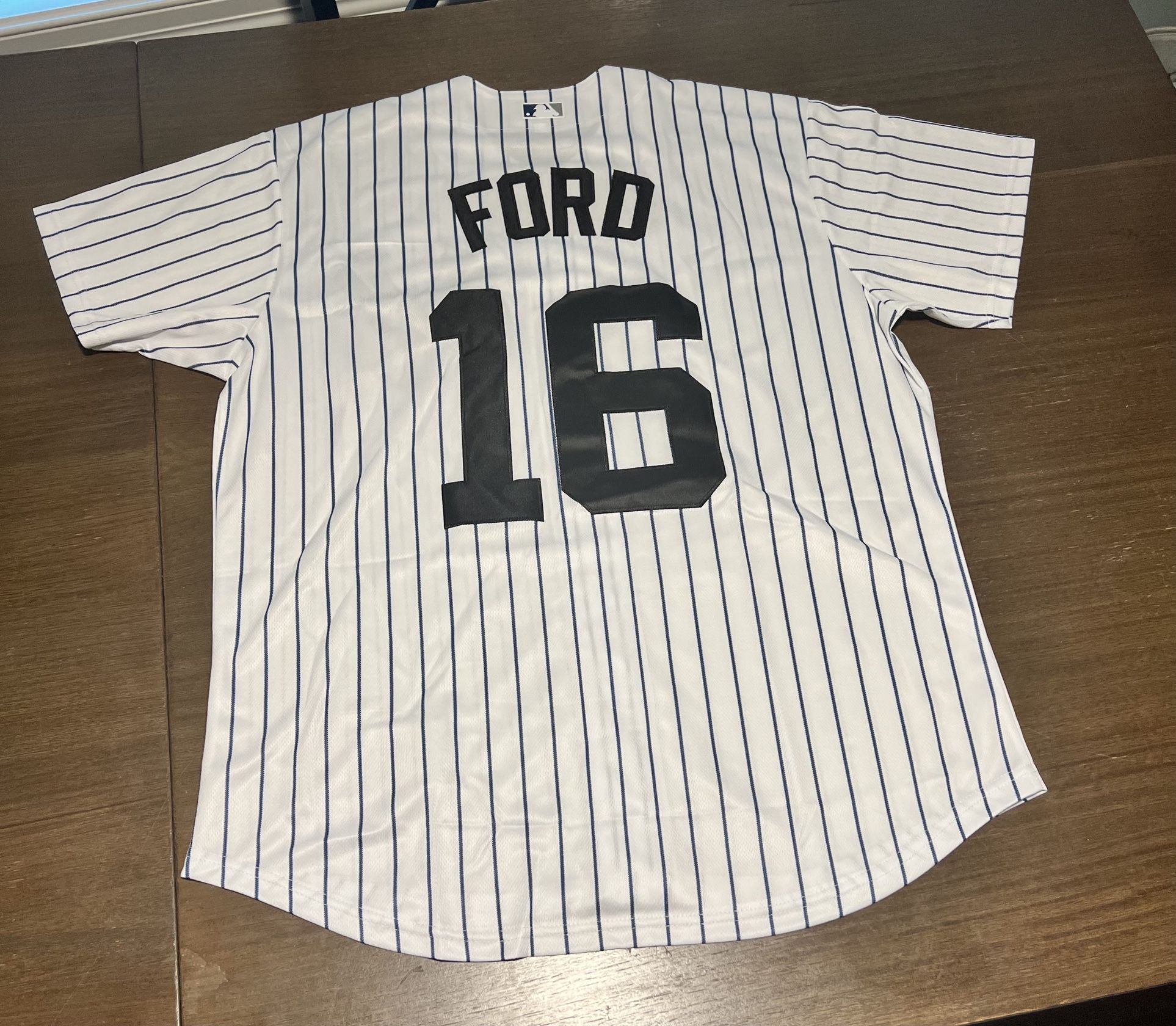Whitey Ford New York Yankees Baseball New Adult Large Fast Ship MLB Jersey L HOF