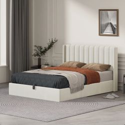 Queen Size Lift Up Storage Bed Frame 