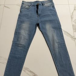 Womens skinny jeans blue denim 