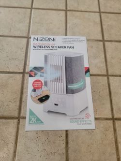 Wireless speaker fan