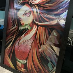 3D Demon Slayer Poster