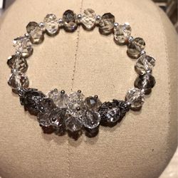 Clear Glass Bracelet 