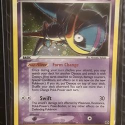 Pomemon Tcg Lot Of 2 Cards Hooh And Deoxys
