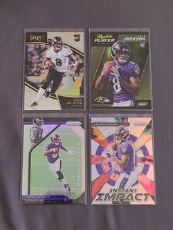 2018 Prizm Select Lamar Jackson Rookie Lot