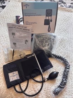 Medline Wall-Mounted Aneroid Sphygmomanometer Blood Pressure Monitor Kit – New/Open Box