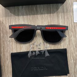 Gray Prada Glasses