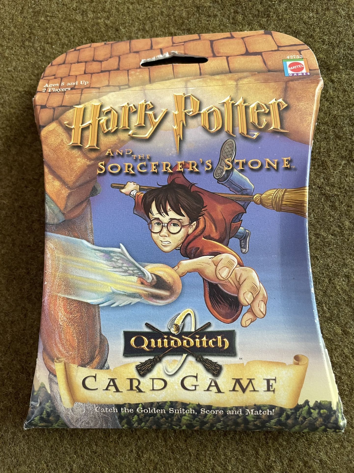 Mattel Harry Potter and the Sorcerer's Stone Quidditch CARD GAME New 2000 UNOPENED