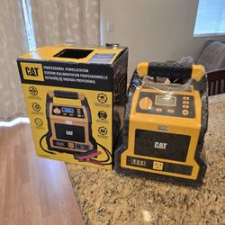 Brand New 3-in-1 CAT Power Station with Jump Starter and Tire Inflator
