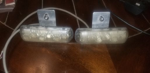 Led emergency grill lights red/red