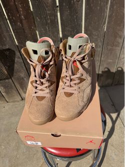 Air jordan 6 travis scott tan size 11