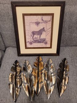Decorative Metal Leaves/Art