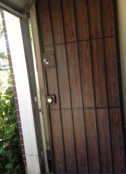 8ft Wood door