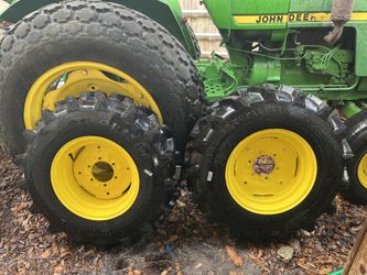 John Deere Tractor Rims & Tires NEW
