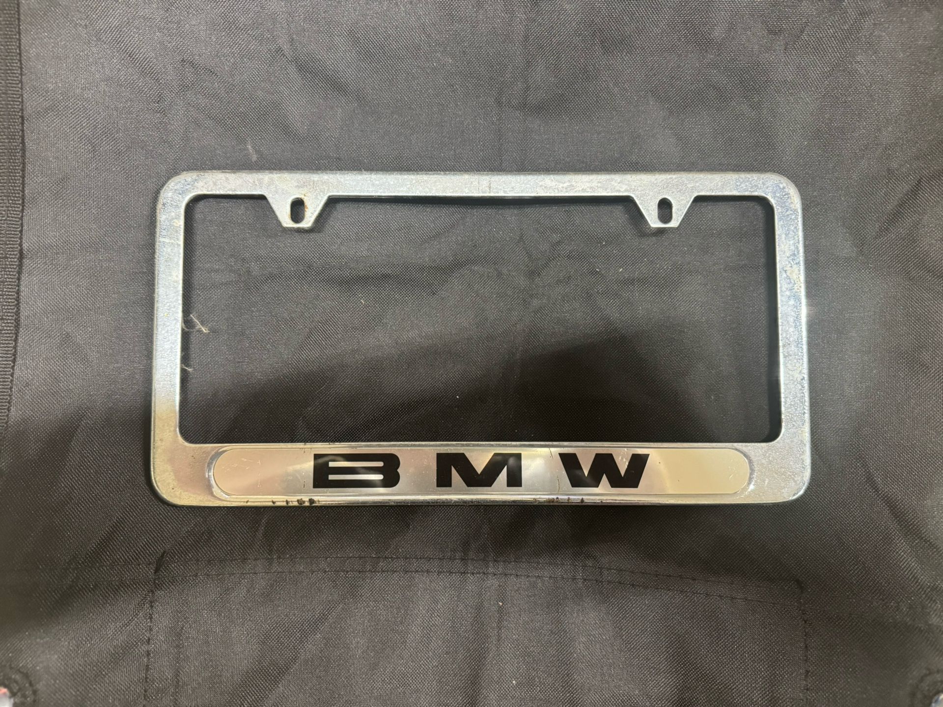 Vintage BMW License Plate Holder
